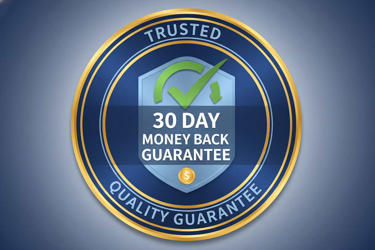 Image of 30 day money back guarantee 